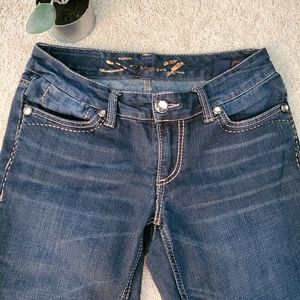 Seven 7 Dark Wash Flare Jeans Size 4